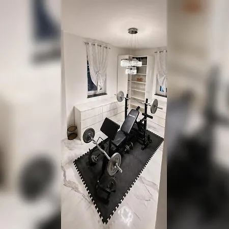 Exklusives 115 M Designer Kamin Spa-bad Balkon Lounge